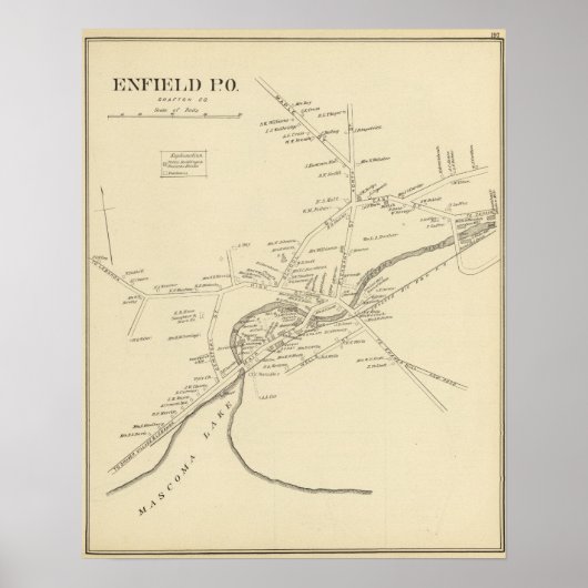 Enfield PO, Grafton Co Poster (Vorne)