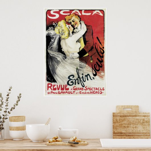 Enfin, Seuls! Poster (Küche)