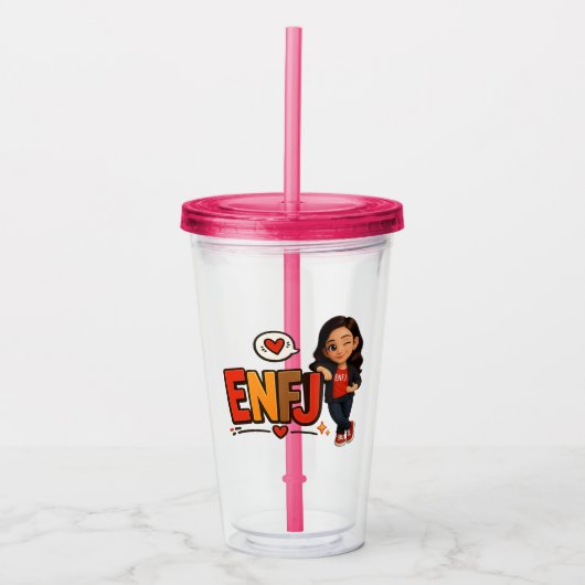 ENFJ ACRYLTRINKBECHER (Vorderseite)