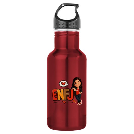ENFJ EDELSTAHLFLASCHE (Vorderseite)