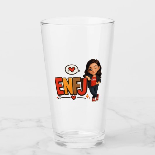 ENFJ GLAS (Vorderseite)