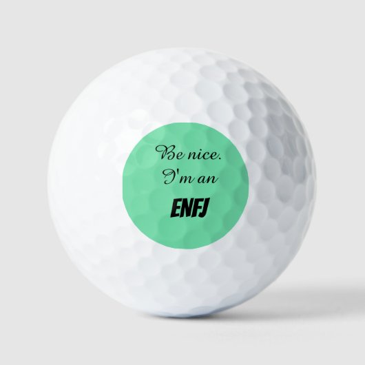 ENFJ Golf Balls Golfball (Vorderseite)