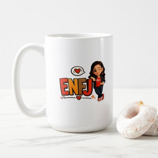 ENFJ KAFFEETASSE (Mit Donut)