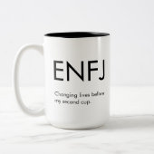 ENFJ Leben ändern Tasse Geschenk (Links)