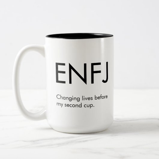 ENFJ Leben ändern Tasse Geschenk (Links)