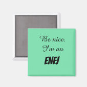 ENFJ Magnet (Vorderseite/Rückseite)