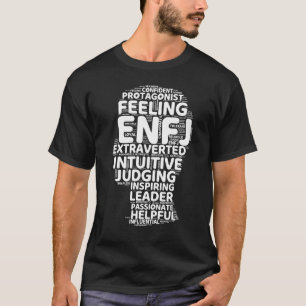 ENFJ Protagonist Funny Extrovert Persönlichkeit Re T-Shirt