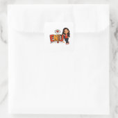ENFJ QUADRATISCHER AUFKLEBER (Tasche)