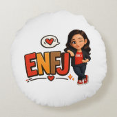 ENFJ RUNDES KISSEN (Rückseite)