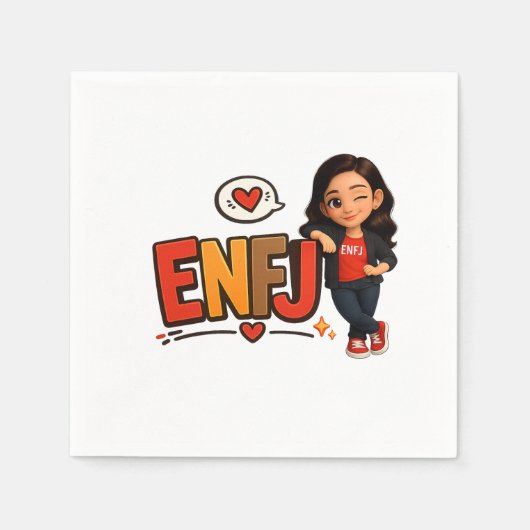 ENFJ SERVIETTE (Vorderseite)