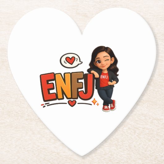 ENFJ UNTERSETZER (Vorderseite)