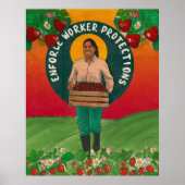 "Enforce Worker Protected" Poster by emitxin (Vorne)