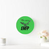 ENFP-Acryl-Wandklemme Runde Wanduhr (Zuhause)