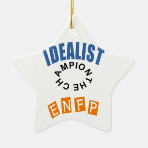 ENFP Idealist-Persönlichkeit Keramik Ornament