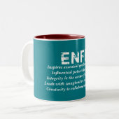 ENFP Persönlichkeits-Art MBTI Tasse (Vorderseite Links)