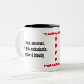 ENFP Persönlichkeits-Tasse Zweifarbige Tasse (Vorderseite Links)
