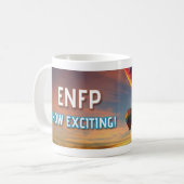 ENFP "wie das Aufregen" Tasse im Ballon aufsteigt (Vorderseite Links)