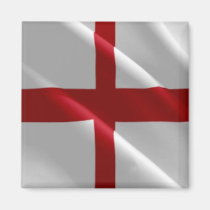 ENG002 ENGLAND, WAVING FLAG ENGLISH, Kühlschrank Magnet