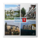 ENG006 LEEDS CASTLE, ROYAL TUNBRIDGE WE, Dover, Fliese (Vorderseite)