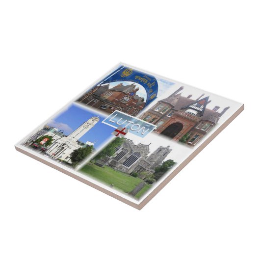 ENG009 LUTON, Guru Nanak Gurdwara Sikh Temple, Fliese (Seite)