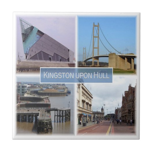 ENG017 KINGSTON upon HULL, Yorkshire, Fliese (Vorderseite)