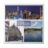 ENG018 LEEDS, Yorkshire, England, Fliese (Vorderseite)
