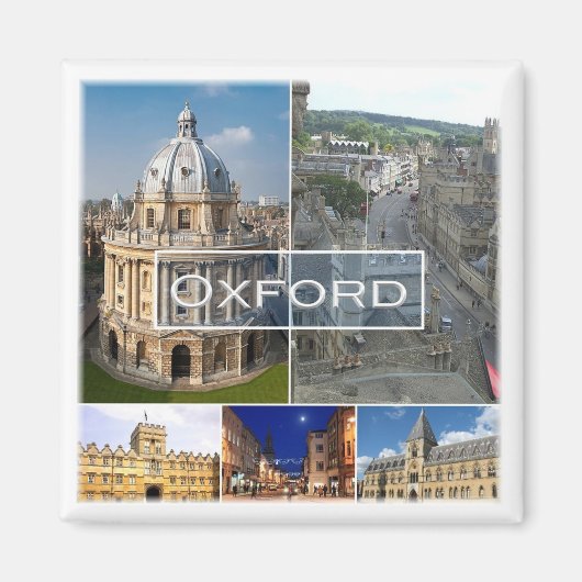 ENG020 OXFORD, England, Europa, Kühlschrank Magnet (Vorne)