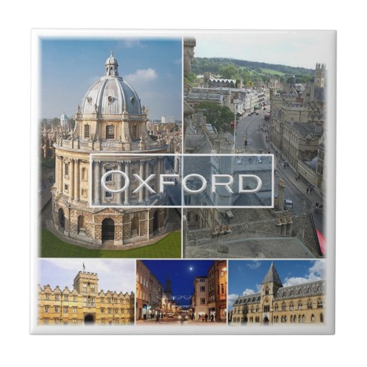 ENG020 OXFORD, England, Fliese (Vorderseite)