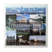 ENG021 NOTTINGHAM, England, Fliese (Vorderseite)