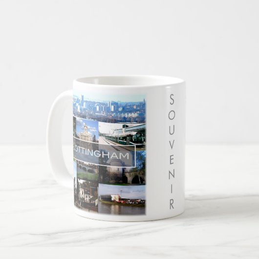 ENG021 NOTTINGHAM, England, Kaffeetasse (Vorderseite Links)