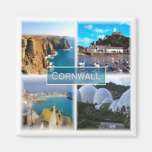 ENG028 CORNWALL, England, Europa, Kühlschrank Magnet (Vorne)