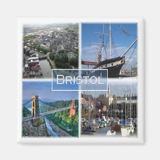 ENG029 BRISTOL, England, Europa, Kühlschrank Magnet (Vorne)
