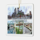 ENG047 NEWCASTLE, England, Europa, Keramikornament (Links)