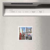 ENG048 LONDON, England, Europa, Kühlschrank Magnet (In Situ (Geschirrspüler))