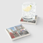 ENG048 LONDON, England, Steinuntersetzer (Seitenansicht)