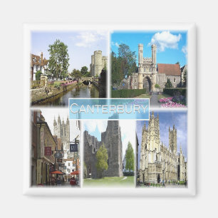 ENG050 CANTERBURY, Europe, England, Fridge Magnet