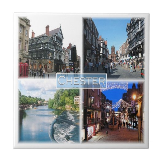 ENG051 CHESTER, England, Fliese (Vorderseite)