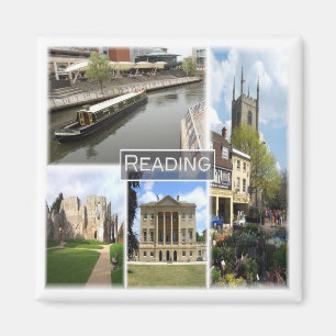 ENG052 LESEN, Europa, England, Kühlschrank Magnet