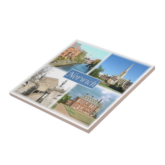 ENG054 NORWICH NORFOLK, England Fliese (Seite)