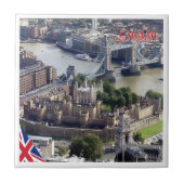 ENG064 LONDON Panorama, England, Fliese (Vorderseite)