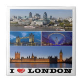 ENG065 LONDON "I LIEBE", England, Fliese (Vorderseite)