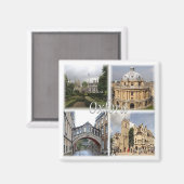 ENG068 OXFORD, England, Europa, Kühlschrank Magnet (Vorderseite/Rückseite)