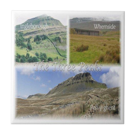ENG069 THE DREI PEAKS, Yorkshire, Fliese (Vorderseite)