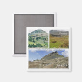 ENG074 SHEFFIELD, Yorkshire, England, Kühlschrank Magnet (Vorderseite/Rückseite)