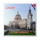 ENG083 LONDON SAINT PAUL CATHEDRAL, FLIESE (Vorderseite)