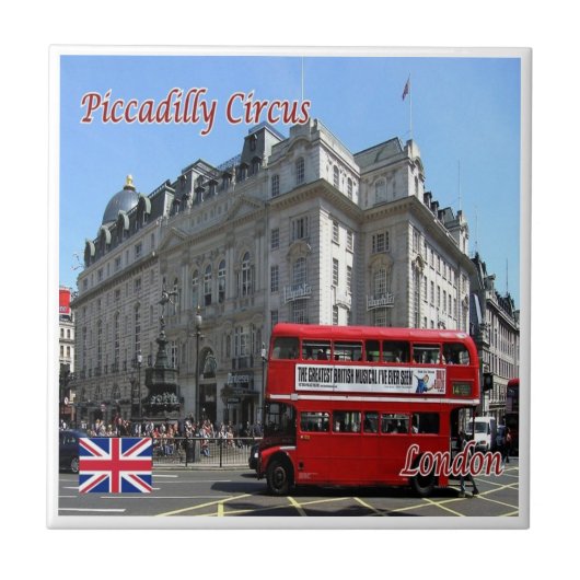 ENG085 LONDON PICCADILLY CIRCUS, FLIESE (Vorderseite)