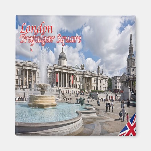 ENG087 LONDON LA ROYAL ALBERT HALL, Kühlschrank Magnet (Vorne)