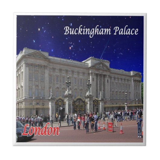 ENG092 LONDON BUCKINGHAM PALACE, FLIESE (Vorderseite)
