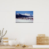 Engadin ski marathon, Silvaplana, Schweiz int Poster (Küche)
