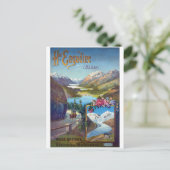 Engadin, Sommerlandschaft, Schweiz Postkarte (Stehend Vorderseite)